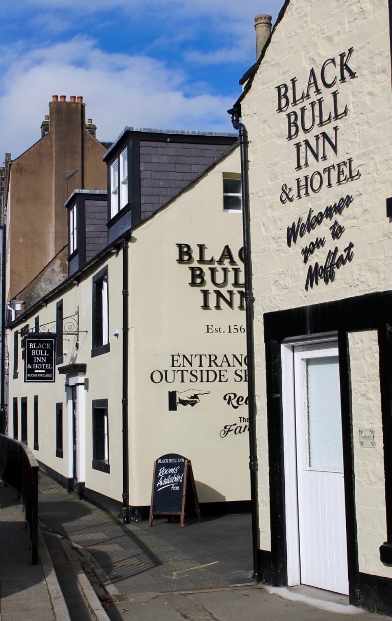 The Black Bull Inn: in the Killing Times it was headquarters for John Graham of Claverhouse known as "Bluidy Clavers". Later as Viscount Dundee he became a Jacobite hero known as "Bonnie Dundee". The Black Bull Inn: in the Killing Times it was headquarters for John Graham of Claverhouse known as "Bluidy Clavers". Later as Viscount Dundee he became a Jacobite hero known as "Bonnie Dundee".