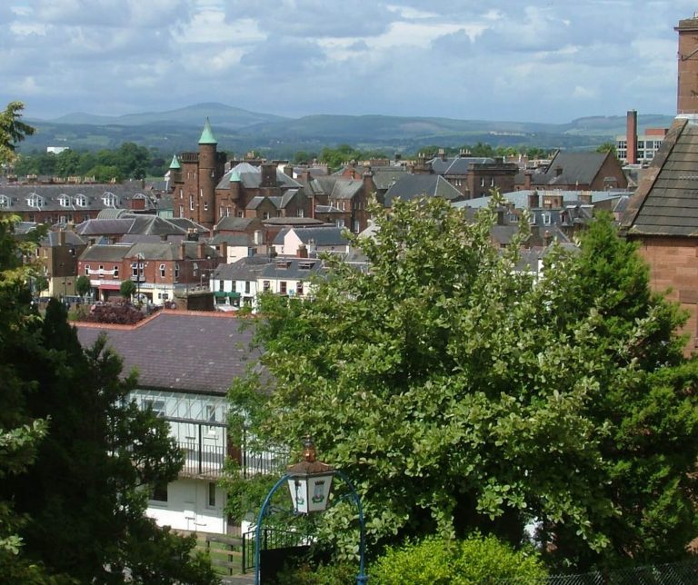Dumfries, from the Museum. Photo by tom at clearwood.co.uk Dumfries, from the Museum. Photo by tom at clearwood.co.uk