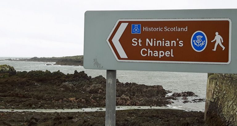 Follow the signs to St Ninian’s Chapel!