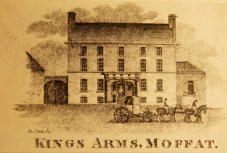 The King's Arms Hotel, now the Annandale Arms The King's Arms Hotel, Moffat, now the Annandale Arms