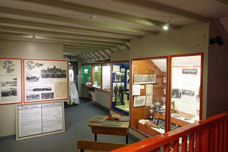 Upstairs at Moffat Museum